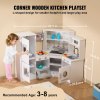 vevor kitchen playset kids pretend cooking play toy 24 piece accessories white vevor kitchen playset kids pretend cooking play toy 24 piece accessories white