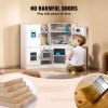 vevor kitchen playset kids pretend cooking play toy 24 piece accessories white vevor kitchen playset kids pretend cooking play toy 24 piece accessories white