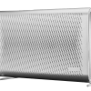 v959 dapm0008 202507030926 00.png Silver modern electric heater with perforated design