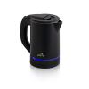 0.8l electric kettle matt black with light design Black electric kettle with blue LED light.