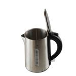 1.0l brushed silver stainless steel kettle Stainless steel electric kettle with open lid