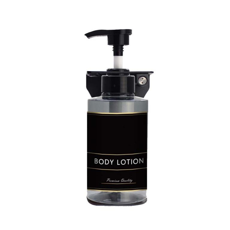 liquid soap dispenser 300ml transparent black Pump bottle of premium body lotion