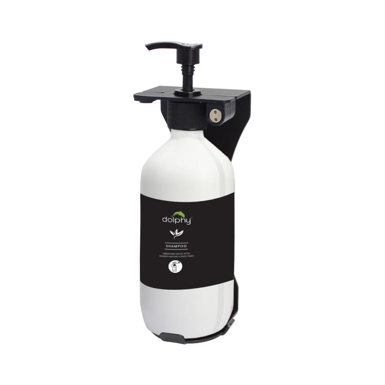 v959 dsdr0154 202507050145 00.jpg Wall-mounted white shampoo dispenser bottle