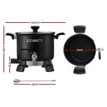 devanti 5l wax melter candle making 1200w melting pot furnace quick pour spout soy soap devanti 5l wax melter candle making 1200w melting pot furnace quick pour spout soy soap