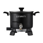 devanti 5l wax melter candle making 1200w melting pot furnace quick pour spout soy soap devanti 5l wax melter candle making 1200w melting pot furnace quick pour spout soy soap
