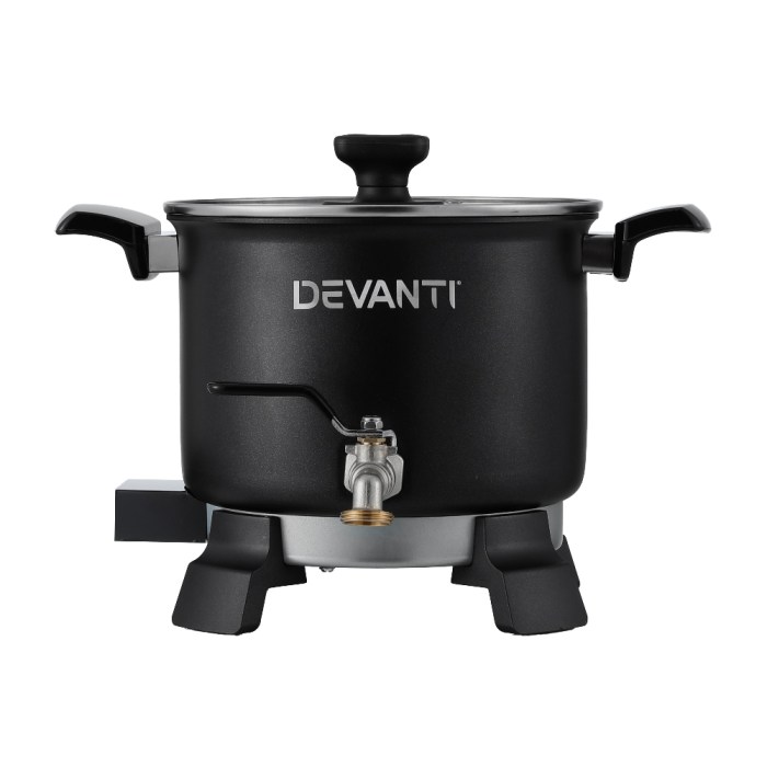 devanti 5l wax melter candle making 1200w melting pot furnace quick pour spout soy soap devanti 5l wax melter candle making 1200w melting pot furnace quick pour spout soy soap