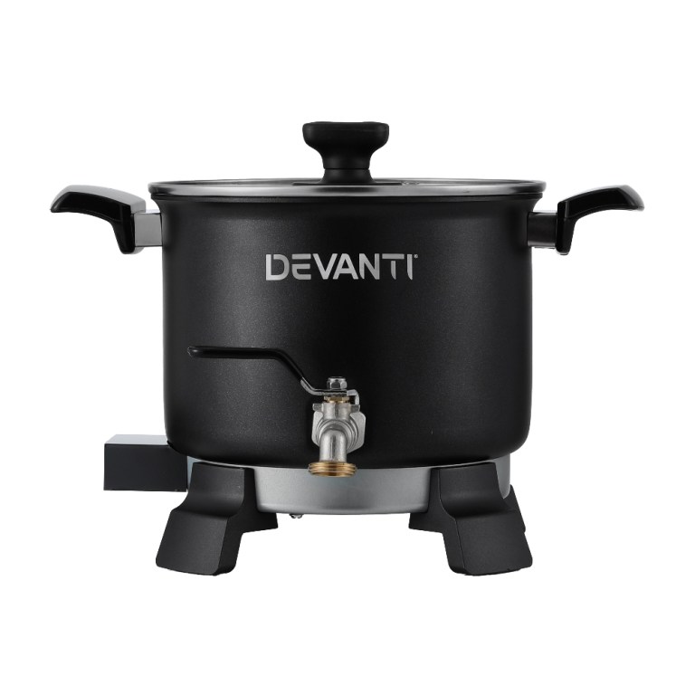 devanti 5l wax melter candle making 1200w melting pot furnace quick pour spout soy soap devanti 5l wax melter candle making 1200w melting pot furnace quick pour spout soy soap
