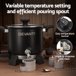 devanti 5l wax melter candle making 1200w melting pot furnace quick pour spout soy soap devanti 5l wax melter candle making 1200w melting pot furnace quick pour spout soy soap