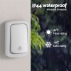 IP44 waterproof switch, rain, temperature ratings -10°C to 45°C.