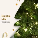 jingle jollys christmas tree 2.1m xmas tree decorations 1134 leds Christmas tree with durable LED lights.