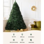 Artificial Christmas tree with eco-friendly features.