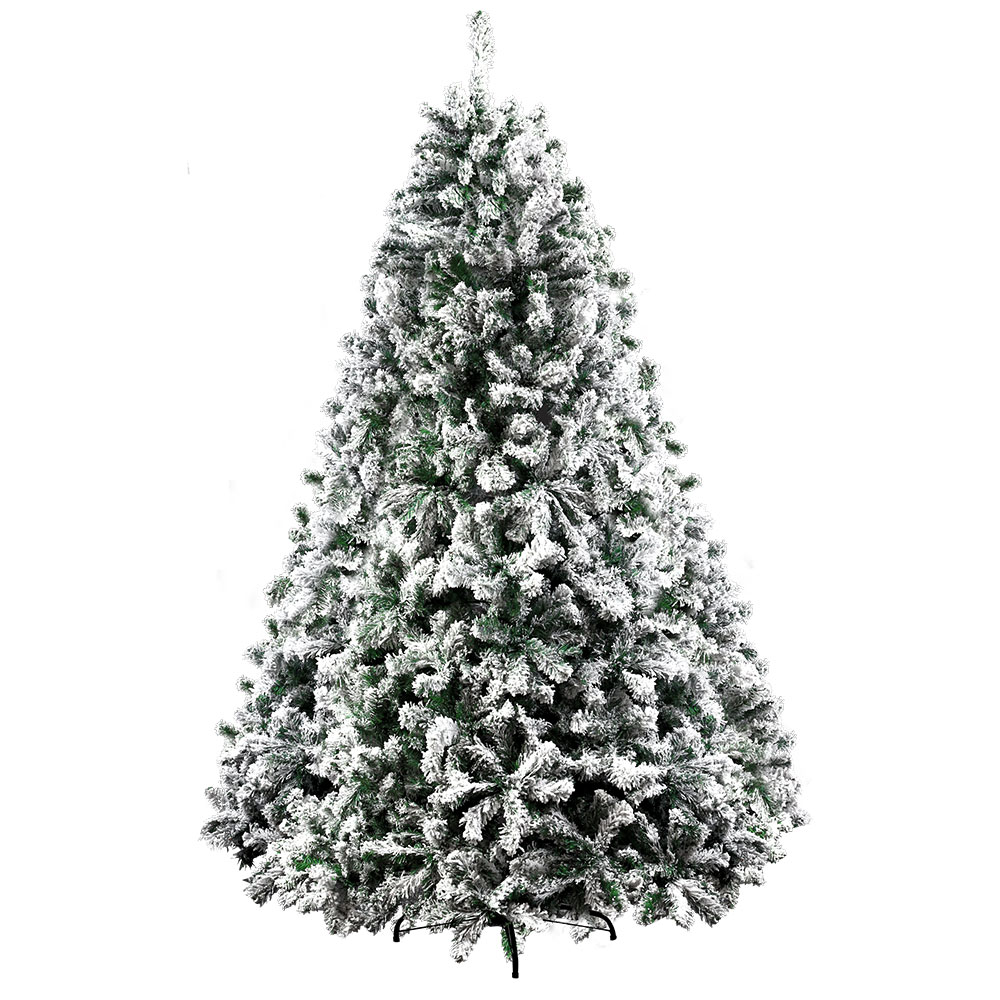 xm tr full 8f gs 00.jpg Snow-covered artificial Christmas tree