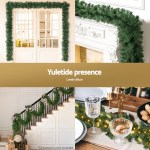 jingle jollys 5m christmas garland led lights party xmas decorations 380 tips Christmas garlands decorating doors, mantel, staircase, and table.