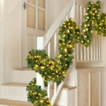 jingle jollys 5m christmas garland led lights party xmas decorations 380 tips Christmas garland with lights on staircase
