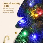 jingle jollys 1.8m pre lit christmas tree 8 mode multi colour 200 led light xmas Christmas tree with multi-colour LED lights decoration