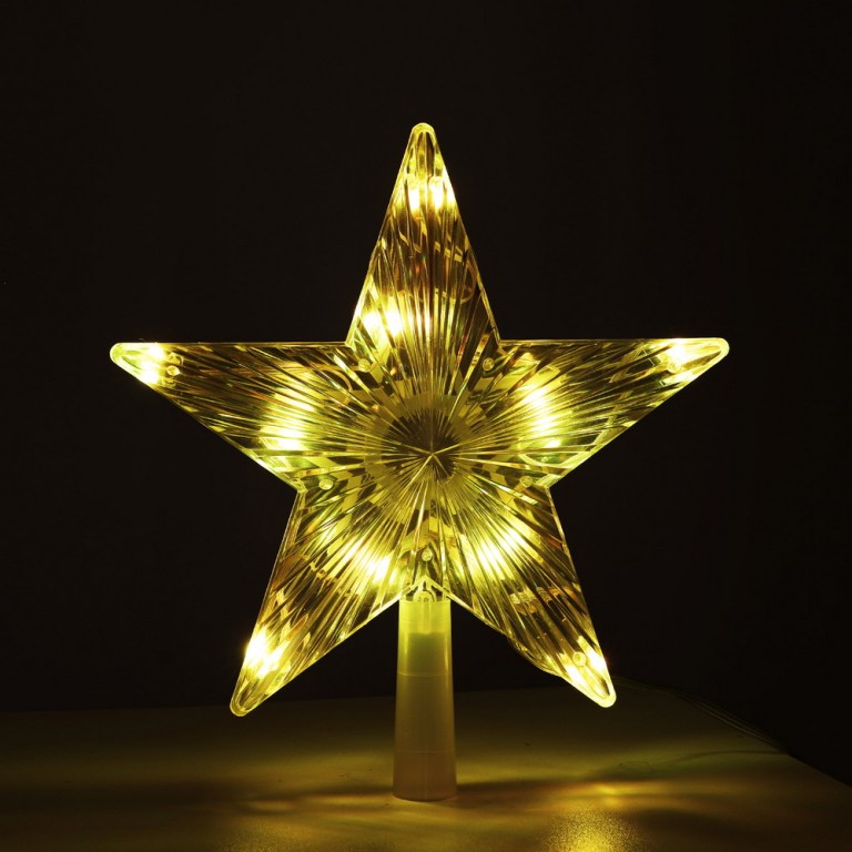 jingle jollys christmas tree topper star rgb led xmas decor 80 modes app control