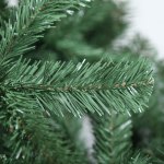 jingle jollys christmas tree 2.4m green xmas tree decorations 1225 tips Close-up of artificial Christmas tree branch