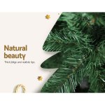 jingle jollys christmas tree 2.4m green xmas tree decorations 1225 tips Artificial Christmas tree with thick, realistic foliage