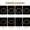 Yuletide lights with eight different flashing modes.