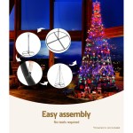 Simple Christmas tree assembly, no tools needed.