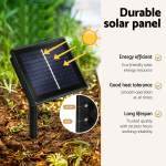 3.6m christmas tree 800 led solar net lights jingle jollys Durable solar panel with energy efficient features.