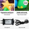 jingle jollys christmas inflatable dinosaur 1.86m height led decorations illuminated Inflatable star, stakes, adaptor, and cable for outdoor setup.