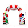 jingle jollys christmas inflatable archwary santa 3m illuminated decorations Inflatable Christmas arch with Santa, snowman, penguin.