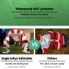 jingle jollys christmas inflatable archwary santa 3m illuminated decorations Weatherproof Christmas inflatable versus low-quality alternative comparison.