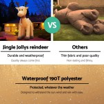 jingle jollys christmas inflatable reindeer 5m illuminated decorations Durable Jingle Jollys reindeer vs flimsy others.