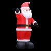 xmas inf san 5m 00.jpg Large inflatable Santa Claus waving joyfully