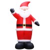 jingle jollys christmas inflatable santa 5m illuminated decorations Inflatable Santa Claus decoration waving hand
