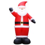 jingle jollys christmas inflatable santa 5m illuminated decorations Inflatable Santa Claus decoration waving hand