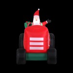 Jingle Jollys Santa Truck Inflatable 2.6M LED Decor