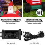 Jingle Jollys Santa Truck Inflatable 2.6M LED Decor