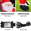 jingle jollys christmas inflatable santa climbing led illuminated decorations 1.9m Inflatable Santa, stable base, power supply with cable.