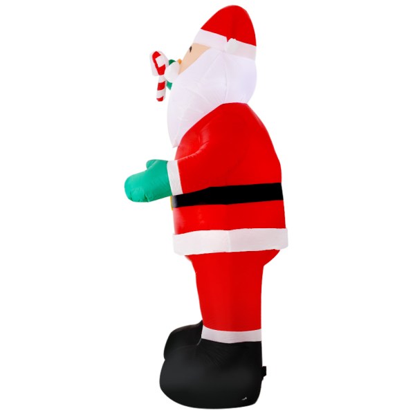 jingle jollys christmas inflatable santa 3m illuminated decorations Inflatable Santa Claus Christmas decoration side view