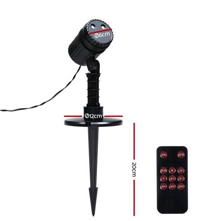 Outdoor garden light with remote control