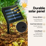 0.6m christmas lights 160 led motif solar wreath xmas decorations jingle jollys Durable solar panel, energy efficient and long lifespan