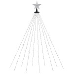 xmas mot topper mc 202508061618 00.jpg Star-topped Christmas tree lights with cascading strands.