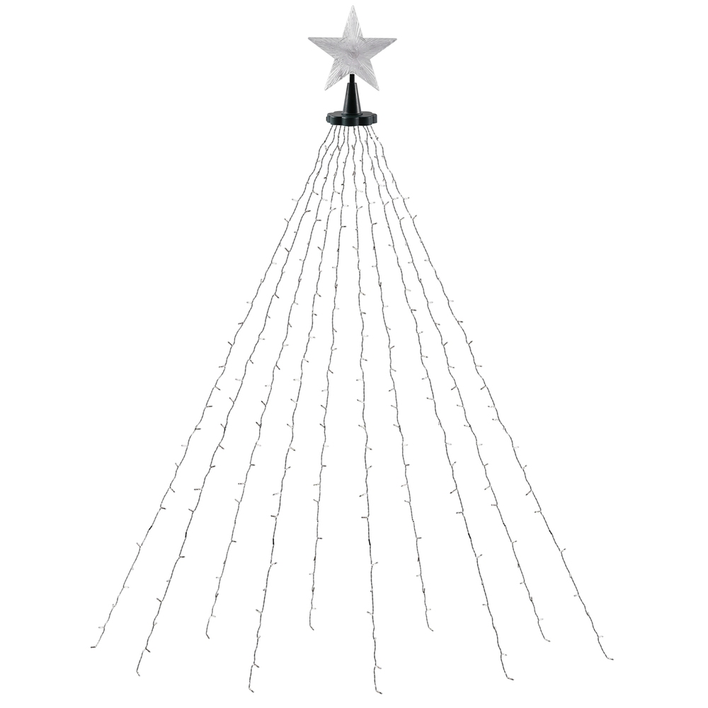 xmas mot topper mc 202508061618 00.jpg Star-topped Christmas tree lights with cascading strands.