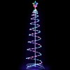 jingle jollys christmas tree 1.8m 100 rgb led rope lights xmas trees decoration