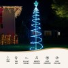 jingle jollys christmas tree 1.8m 100 rgb led rope lights xmas trees decoration