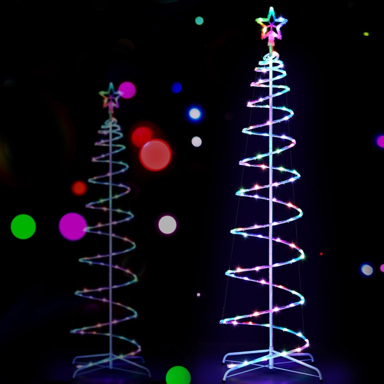 jingle jollys christmas tree 1.8m 100 rgb led rope lights xmas trees decoration jingle jollys christmas tree 1.8m 100 rgb led rope lights xmas trees decoration