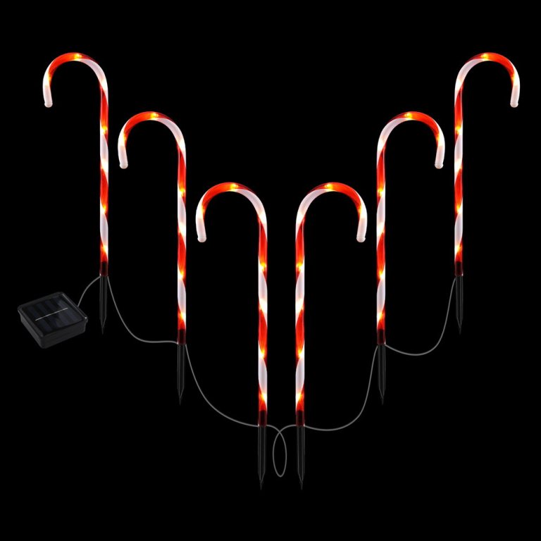 xmas path candy rd 54cm 6pc 191727 00.jpg Solar-powered candy cane Christmas lights