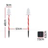 Christmas solar lights with measurements diagram.