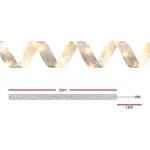 Decorative LED ribbon lights, 20m length, floral pattern