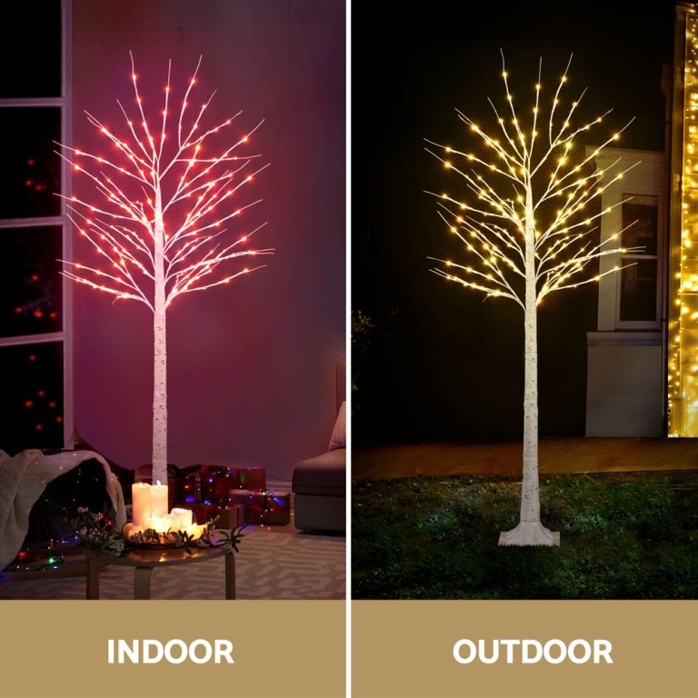 1.7m christmas tree 120 rgb led lights jingle jollys LED tree lights for indoor and outdoor decoration.