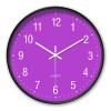 round minimalist purple wall clock Round Minimalist Purple Wall Clock