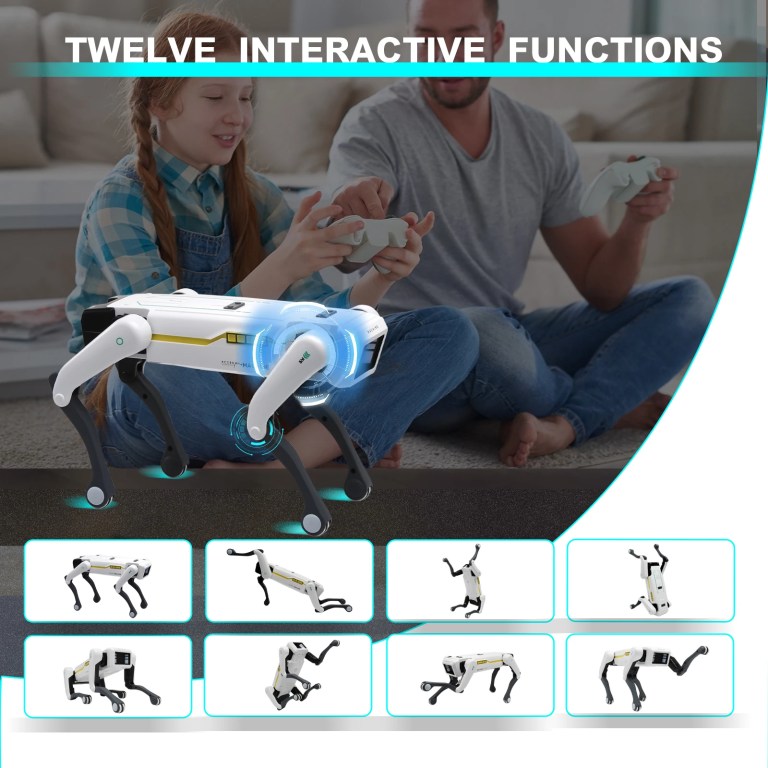 interactive ai robot dog – voice dialogue, app remote, programmable kids toy Interactive AI Robot Dog – Voice Dialogue, App Remote, Programmable Kids Toy 2