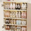 Stackable Transparent Shoe Rack – 4-Section Storage Organizer (Single/2 Pack) 4